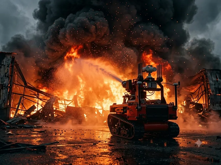 TEC800 en extinction d'incendie